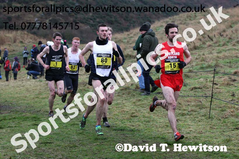 Celtic Nations senior and junior mens Great Edinburgh Cross Country. Photo: David T. Hewitson/Sports for All Pics